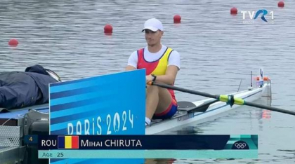 Team România - Canotorul Mihai Chiruţă s-a calificat în sferturile de finală la simplu vâsle