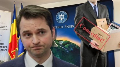 Ministerul Energiei începe concedierile. Reducere de posturi de 27%, dintre care 11 posturi de conducere