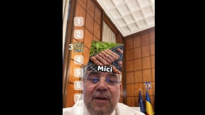 Marcel Ciolacu, viral pe TikTok, din biroul de premier: „Mai bine mănânci un porc, decât bomba asta calorică”