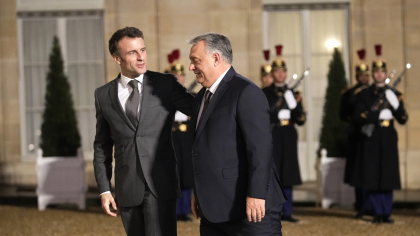 Macron îl primeşte pe Viktor Orban la Élysée, pentru discuţii despre energie, apărare şi transport