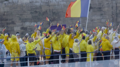 Echipa României de la Jocurile Olimpice a defilat în ceremonia de deschidere