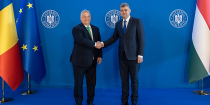 Premierul Marcel Ciolacu s-a întâlnit cu prim-ministrul Ungariei, Viktor Orban. Primele imagini de la Palatul Victoria