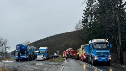 Al doilea transport agabaritic de 788 de tone a ajuns la Termocentrala Mintia, după ce a parcurs 245 km în 6 zile. Cât a costat polița de asigurare