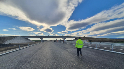 Se deschide circulaţia pe încă 36 de kilometri din autostrada Moldova