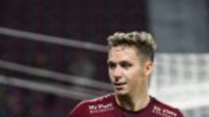 Louis Munteanu, accidentare serioasă! Atacantul lui CFR Cluj va lipsi trei săptămâni