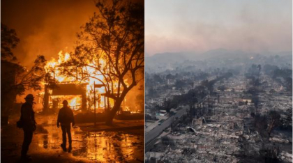 Incendiile din Los Angeles provoacă scene apocaliptice. Cel puțin 5 morți și aproximativ 130.000 de persoane evacuate