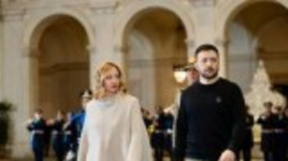 Volodimir Zelenski, vizită surpriză la Roma, pentru a se întâlni cu Giorgia Meloni. Ce au discutat cei doi. FOTO