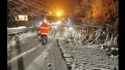 Valul de aer polar a ajuns în România. Ninsori abundente și probleme pe drumuri în mai multe județe din țară VIDEO