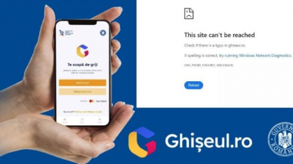 Ghișeul.ro, SEAP și alte platforme administrate de Autoritatea pentru Digitalizarea României sunt indisponibile. Când vor fi remediate problemele