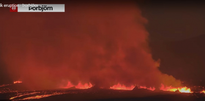 Un vulcan a erupt în Europa