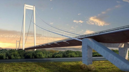 Podul peste Dunăre de la Brăila intră într-o nouă rundă de reparaţii la doar un an de la inaugurare