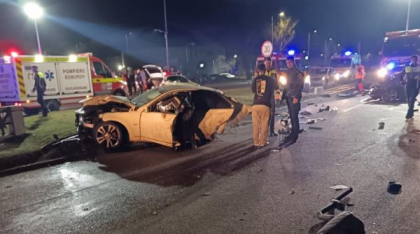 Tragedie la intrarea în stațiunea Mamaia: Un mort și patru răniți, după un grav accident rutier