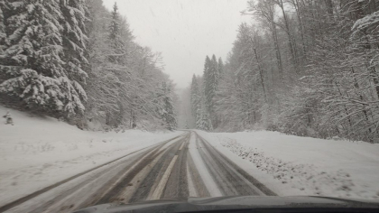 Vortex polar peste România. A fost emis un cod galben de viscol şi ninsori. În București temperaturile scad drastic!