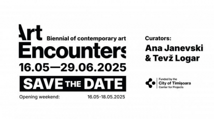 Ana Janevski și Tevž Logar sunt curatorii Bienalei Art Encounters 2025. Evenimentul are loc în perioada 16 mai - 29 iunie 2025